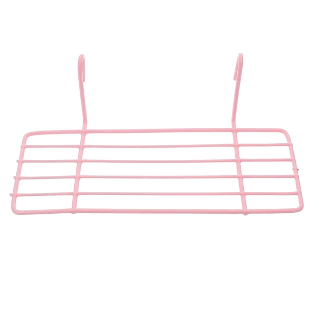 WEUVEB Estante Para Panel De Rejilla Color Rosa Con Cesta De Para Optimizar Espacios