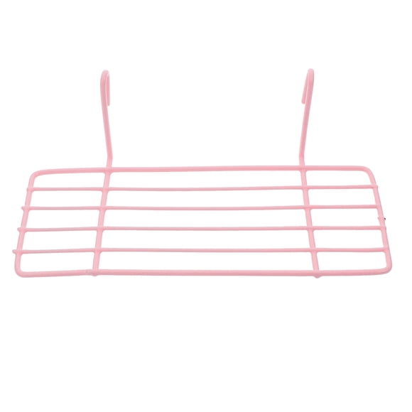 WEUVEB Estante Para Panel De Rejilla Color Rosa Con Cesta De Para Optimizar Espacios