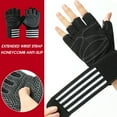 thumbnail image 5 of Sports Gloves Anti-skid Wear-resistant Soft Unisex Body Building Training Sports Mitten for Adult, 5 of 8