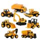 thumbnail image 1 of Toy Car 1:64 Mini Alloy Engineering Car Tractor Toy Dump Truck Car Model Classic Kids Toys zhangmengya LED, 1 of 2
