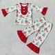 thumbnail image 2 of Conjunto de ropa de dormir de invierno para niños y niñas, conjunto de ropa de dormir con mangas Rojas, camisa de coche de árbol, pantalones con volantes, conjunto de pijamas, venta al por mayor, 2 of 2