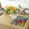thumbnail image 4 of Ambesonne Digital Place Mats Set of 4, Futuristic, Standard Size, Multicolor, 4 of 6