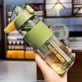 thumbnail image 5 of 700ml/32oz Plastic Water Bottle with Wide Mouth Lid, BPA-free Clear Insulated Bottle for Outdoor Travel Sports, Sport, 5 of 10