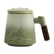 thumbnail image 1 of Taza de té de cerámica, taza de café, taza multifuncional para beber, taza de café, té, taza de agua Verde degradado, 1 of 9