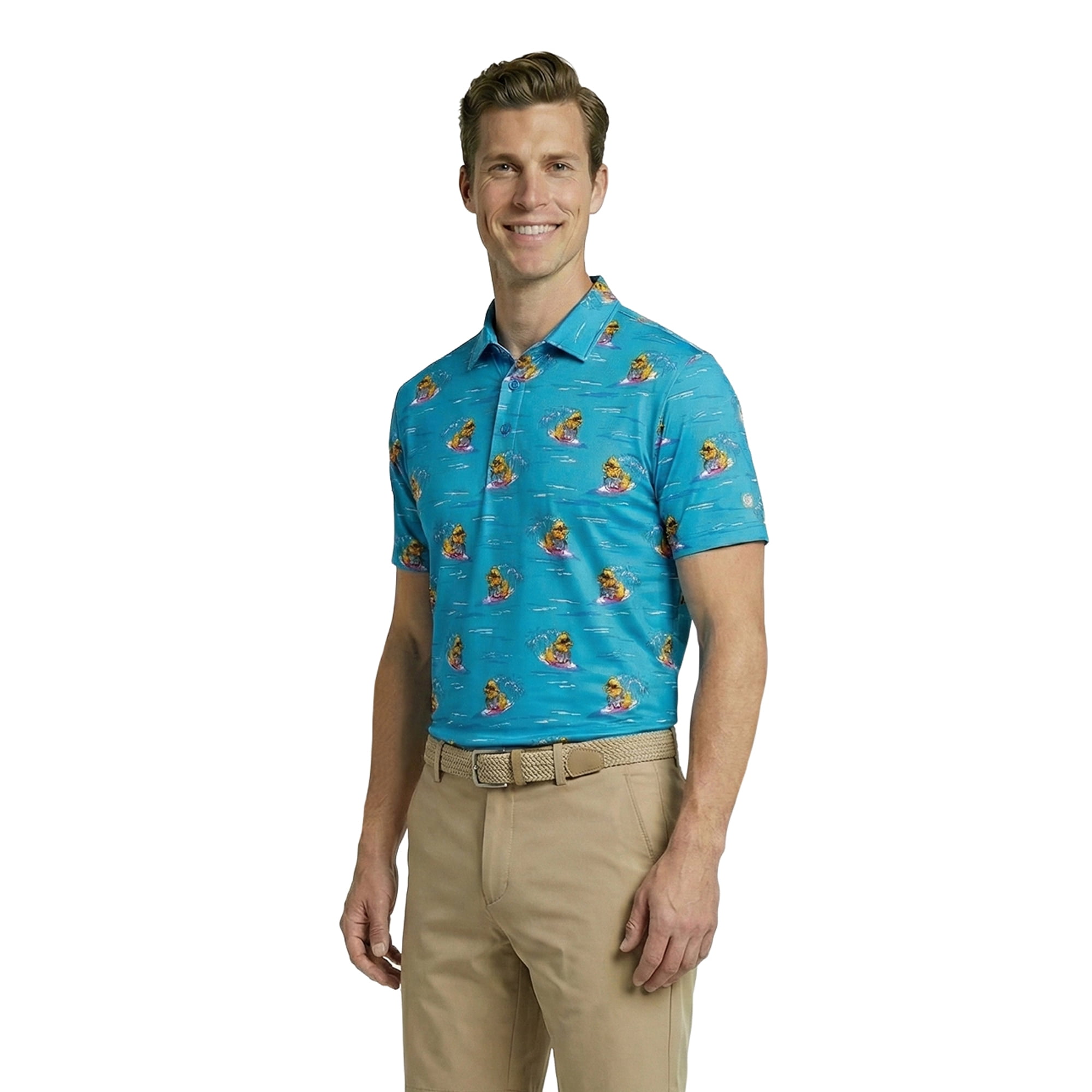 Birdie Bound Men' s & Big and Tall Golf Polo Shirts, Sizes XS-4XLT