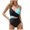 Black, variant on Youyipin One Piece Swimsuit Women Tummy Control Hight Waisted Bathing Suit V Neck Swimwear Neon Sexy Cut Out Tie Back Swim Suit Vacation Outfits For Women