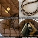 thumbnail image 3 of Bolso bandolera de nailon de gran capacidad con cadena y un solo hombro, color blanco, 3 of 5