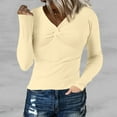 thumbnail image 3 of Aayomet Cardigan Sweaters For Women Womens Knitted Deep V-Neck Long Sleeve Wrap Front Loose Sweater Pullover Jumper Tops,Beige S, 3 of 5