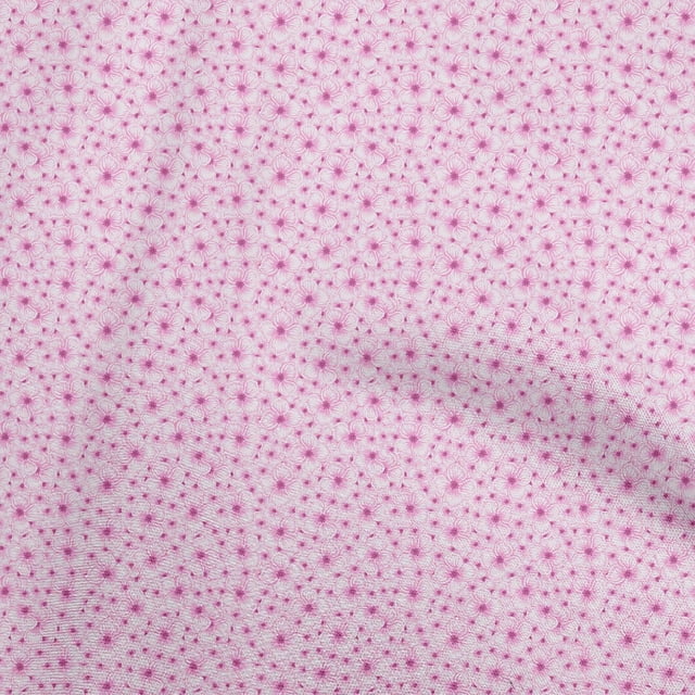 oneOone Silk Tabby Fuschia Pink Fabric Florals Sewing Craft Projects Fabric Prints By Yard 42 Inch Wide