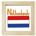 thumbnail image 1 of Pays-Bas Drapeau National Motif Carré Cadre Photo Mur Présentoir de Table, 1 of 3