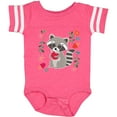 thumbnail image 3 of Inktastic Woodland Raccoon Spring Flowers Girls Baby Bodysuit, 3 of 5