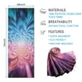 thumbnail image 2 of Colorful Burst Pattern Hot Yoga Mat Towel Non Slip for Hot Yoga - Quick-Drying Yoga Mat Cover with 4 Corner Pockets with Travel Bag - Hot Yoga Towel Non Slip Grip Moisture Wicking Sweat 70"x26", 2 of 6