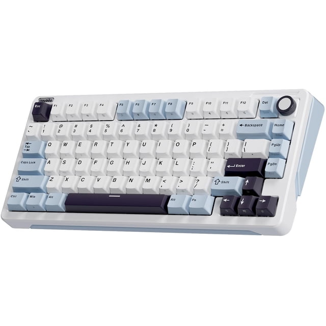 Teclado mecánico inalámbrico iLovBee B75 Creamy 75% RGB