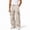 Khaki, variant on Mens Cargo Pants Casual Baggy Drawstring Pants Relaxed Fit Parachute Pant Hop Harem Pants with Pockets Red M