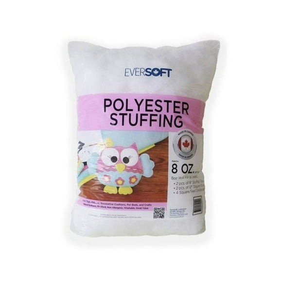 Rembourrage en polyester Eversoft - 8 oz Fibres de Polyester de 0,5 lb