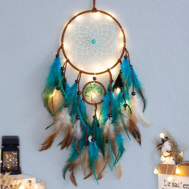 Luces Red circular tradicional india hecha a mano para decoración colgante de pared, dormitorio para niños, decoración del hogar, regalo de bendición para fiestas de bodas