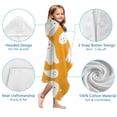 thumbnail image 7 of Kawaii Halloween Ghosts Pattern Hooded Bath Towel，60"x35" for Ages 3 To 12 Kids, Quick Dry Lightweight Soft Microfiber Hood Beach Towel Cover Up for Kids, 7 of 7