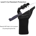 thumbnail image 3 of Bbq Tool 35cm Bbq Gloves, 1472f Heat Resistant Non-slip Grill Mitt With Elastic Cuff For Frying, Bbq, 3 of 5