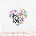 thumbnail image 4 of Inktastic He is Risen Easter Girls Toddler Dress, 4 of 5
