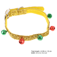 thumbnail image 2 of OULII Collier Coloré pour Animaux de Compagnie avec Clochettes Réglables pour Chien Promenade en Plein Air, 2 of 7