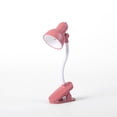 thumbnail image 1 of Lampe de Lecture Clip Réglable Mini Lampe de Table de Bureau Alimenté par Batterie Camping Pince Portable Veilleuse, Rose Rouge, 1 of 1