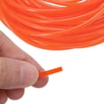 thumbnail image 4 of 2 Pack Polyurethane Round Belts 3mm Dia, 10M (33ft) Length PU Polyurethane Belt (Smooth Surface, Orange), 4 of 4