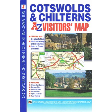 Cotswolds & Chilterns Visitors Map (A-Z Visitors Map)