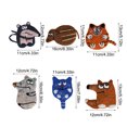 thumbnail image 3 of Artisanal Crafted Wool Felt Coasters With Adorable Designs Perfect For Home Kitchen Office Desk Decoration And Daily Use, 3 of 8