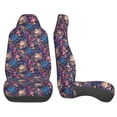 thumbnail image 3 of Sikiie Skull starry sky flower Car Seat Protector 2 Pack Car Seat Cushion Mat, Car Seat Covers for SUV, Truck, Van, 3 of 7