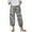 #3 Multicolor, variant on Cxenplz Ladies Harem Pants Summer Lightweight Cozy Loose Fitting Khaki Pants Straight Legs Flower Embroidary Fashion Knitted Capris Pants for Women