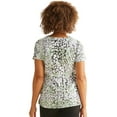 thumbnail image 5 of Healing Hands Purple Label Scrubs Top For Women Amanda Print 2266, 5 of 5