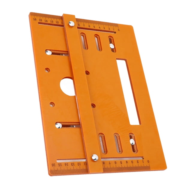 Woodworking Cutting Machine Bottom Board, Universal Cutting Machine Base Plate with Elliptical Holes for Industrial Use
