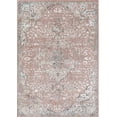 thumbnail image 2 of Harper HY50B Pink Amaranth Transitional Vintage Pink Area Rug, 8'Round, 2 of 5
