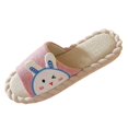 thumbnail image 1 of PEASKJP Pantoufle pour Femmes en Laine à Mémoire de Forme Douce et Confortable pour Intérieur Extérieur, Rose 38, 1 of 4