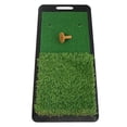 thumbnail image 3 of Estera para golpear Golf, columpio, estera de astillado, estera de interior con mango, mate portátil para interiores, estera de hierba, regalo de, 3 of 7