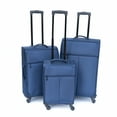 thumbnail image 5 of Dark Blue Oxford Cloth Suitcase 30.7" - Softside Luggage with 360° Wheels, Durable &amp; Waterproof. Ideal for Travel &amp; Business., 5 of 8
