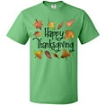 thumbnail image 3 of Inktastic Happy Thanksgiving Fall Leaves T-Shirt, 3 of 5