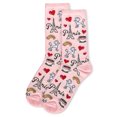 thumbnail image 3 of MeMoi Women's J'Adore Paris Bamboo Crew Socks - Mens - Male, 3 of 3