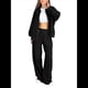 thumbnail image 2 of Conjunto de 2 Piezas para Mujer: Sudadera Informal de Larga con Cremallera y Pantalones Deportivos de Pierna Negro L, 2 of 10