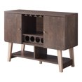 thumbnail image 3 of Carson Multi-Storage Wood Buffet, Walnut Oak and Weathered Sand, 3 of 6