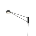 thumbnail image 3 of Sonneman 2031.25 Ray 9" Tall Led Long Wall Sconce - Satin Black / Smoked Etched, 3 of 4