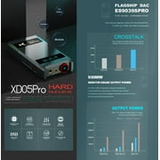 xDuoo XD05 Pro Portable DAC & Balanced Headphone Amplifier - Replaceable DAC and OP Card, Output Power reaches 2000mW