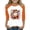 Orange, variant on Otqutp Girls Pumpkin Shirt 3/4 Length Sleeve T-Shirts Halloween Shirts for Kids Flower Ghosts Prints Spooky Horror Party Parade Tops