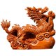 thumbnail image 4 of Brown Dragon Statue Made of Synthetic Material for Decorative Use in Living Room and Office 12.5 inches, 4 of 5
