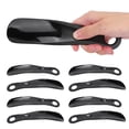 thumbnail image 3 of 8pcs Plastic Shoe Horn Portable Shoe Spoon Shoehorn Lifter BlackBlack, 3 of 8
