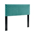 thumbnail image 2 of Modway Angela Full/Queen Performance Velvet Headboard in Teal, 2 of 10