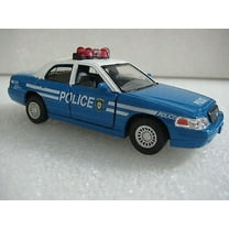 5" Kinsmart Ford Crown Victoria Police Interceptor 1:42 diecast model toy fun BLUE