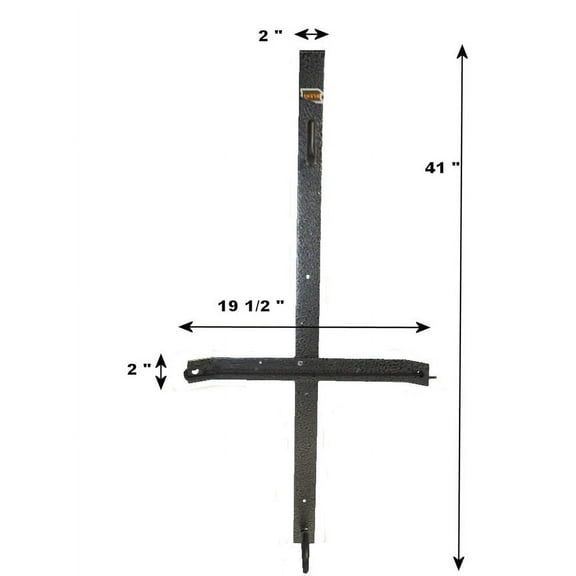 Rack-Em RA-4 Tool Organizer Bolt-On Mount Holds 1 Backpack Blower  Steel