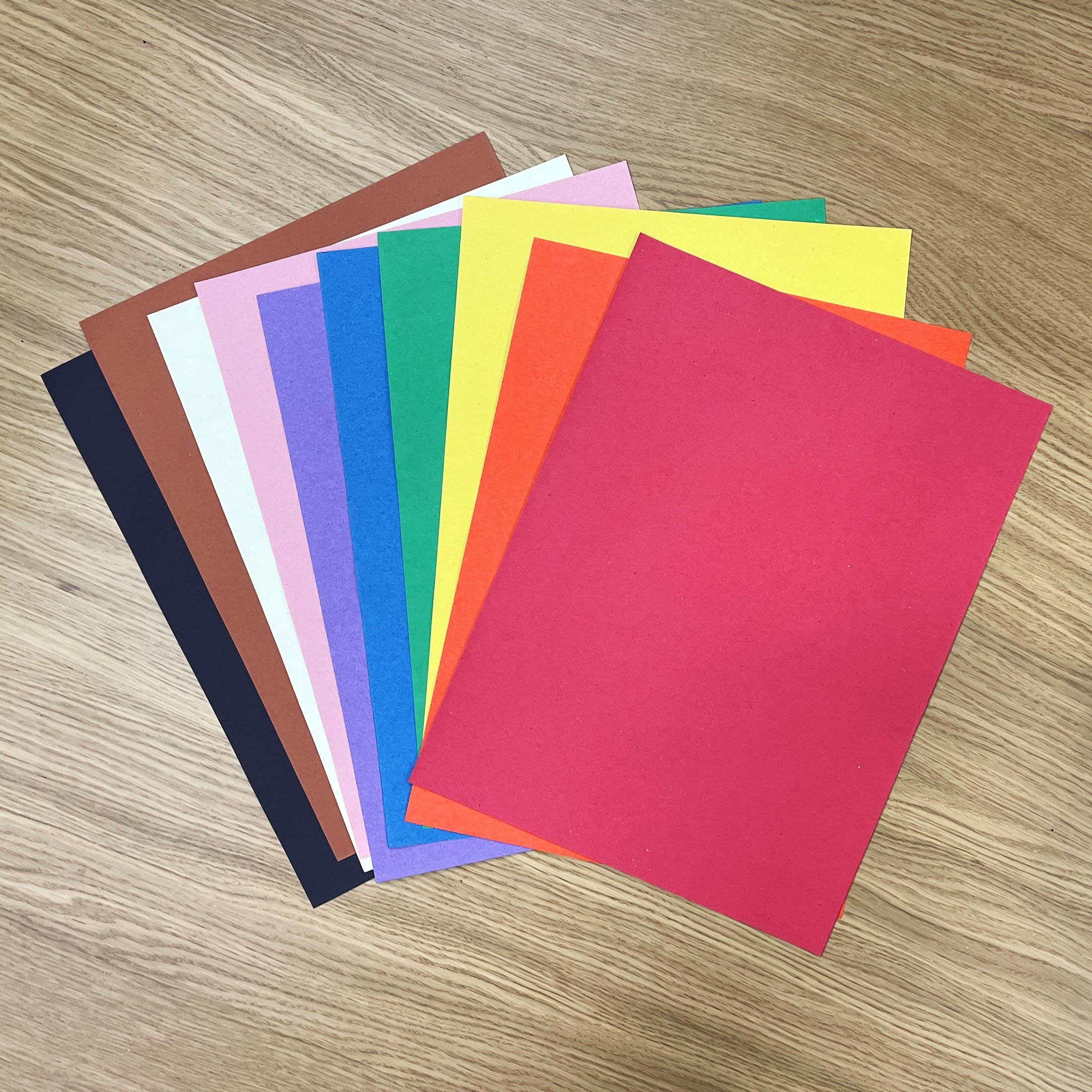 Pen + Gear 9in x12in Construction Paper, Heavyweight, 10 Assorted Colors, 50 Sheets