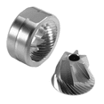 thumbnail image 3 of 38mm Conical Burrs for Manual Coffee Grinder, Sweet High-Uniformity Espresso Grinding Flat Burrs Coffee Accessories,1 set of grinding discs,Silver, 3 of 9